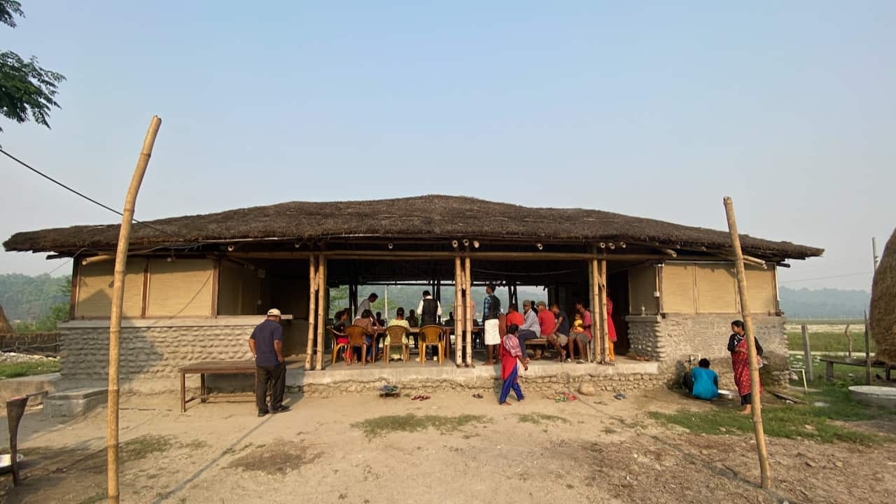 madi eco-village community hall